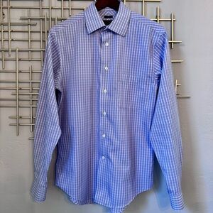 Jos A Bank Reserve Slim Fit Egyptian Cotton Dress Shirt 15.5